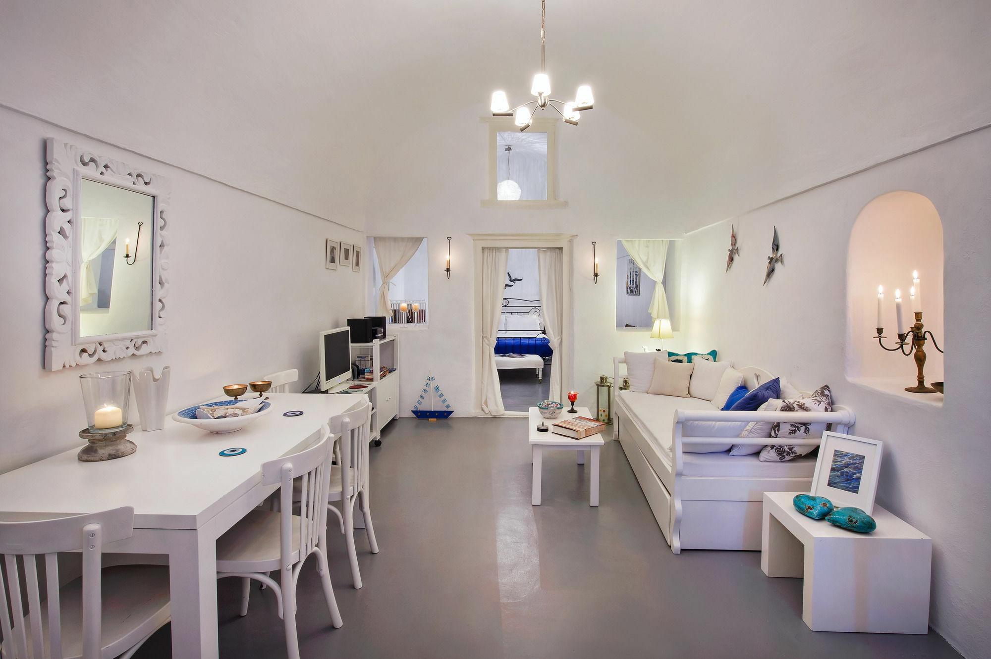 White Cave Private Villa Pyrgos Kallistis Exterior photo