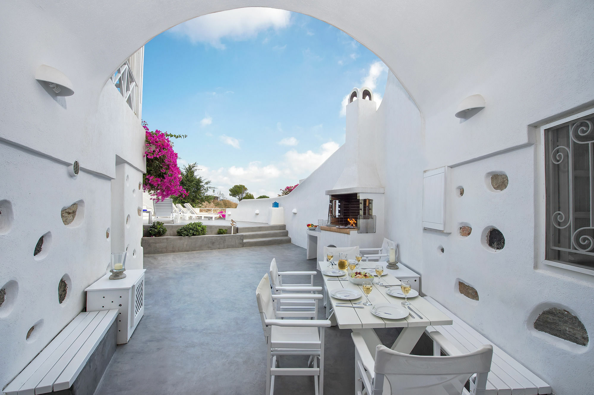 White Cave Private Villa Pyrgos Kallistis Exterior photo